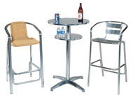 Aluminum barstools