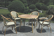 Bamboo chairs